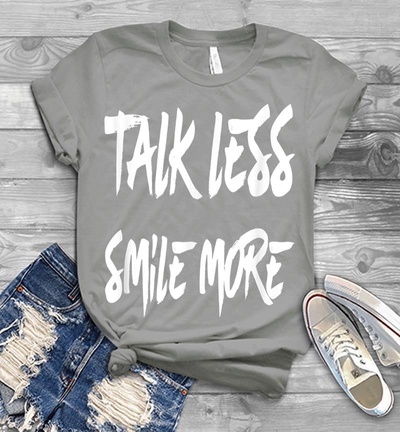Inktee Store - Talk Less Smile More Historic Hamilton Quote Mens T-Shirt Image