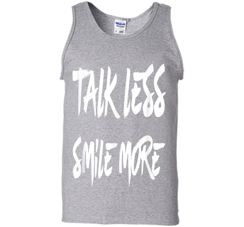 Inktee Store - Talk Less Smile More Historic Hamilton Quote Mens Tank Top Image