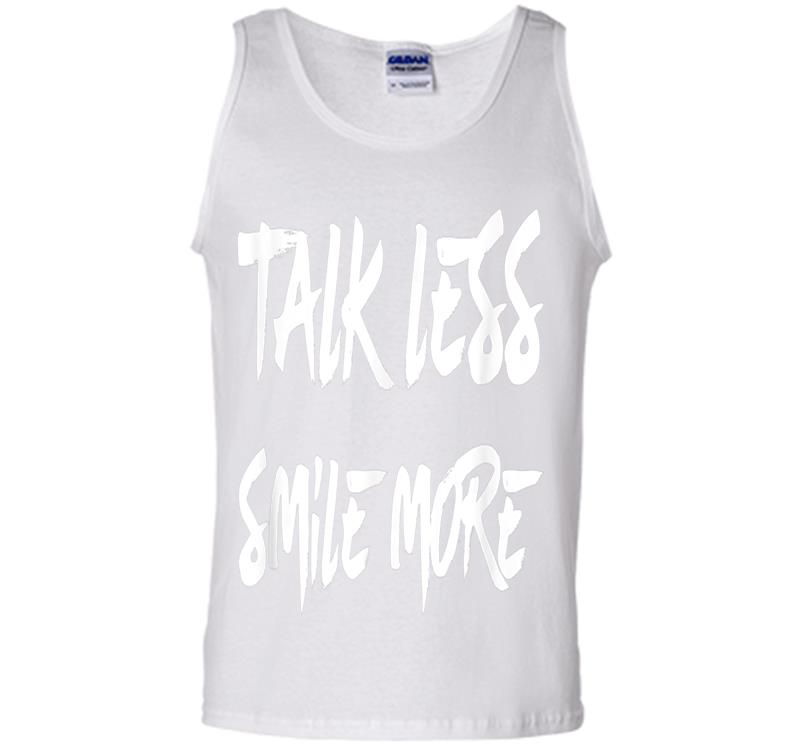 Inktee Store - Talk Less Smile More Historic Hamilton Quote Mens Tank Top Image