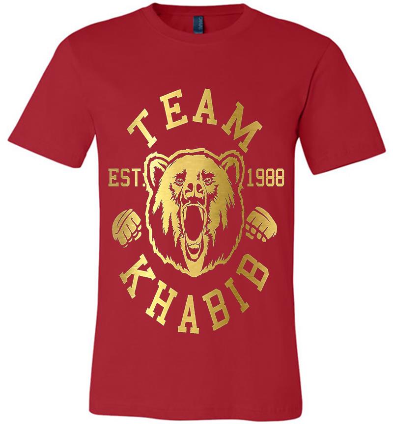 Inktee Store - Team Khabib Bear Khabib Nurmagomedov Merch Premium T-Shirt Image