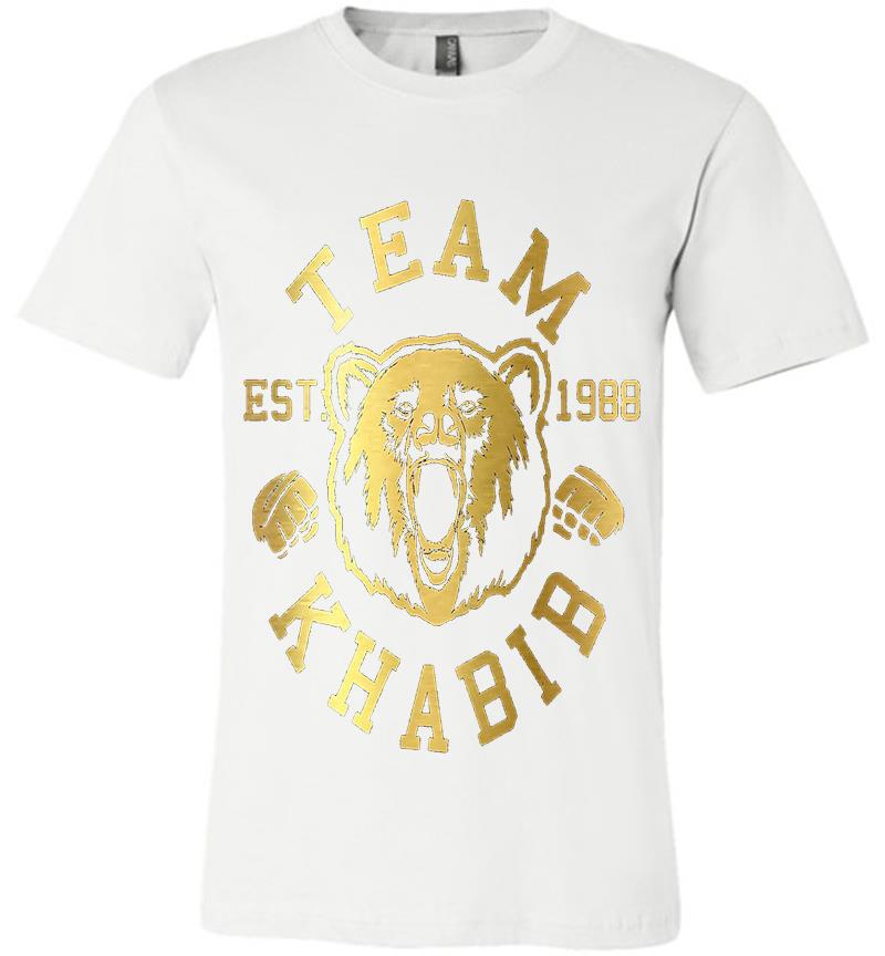 Inktee Store - Team Khabib Bear Khabib Nurmagomedov Merch Premium T-Shirt Image