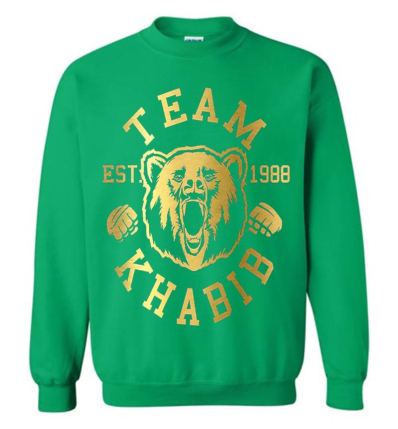 Inktee Store - Team Khabib Bear Khabib Nurmagomedov Merch Sweatshirt Image