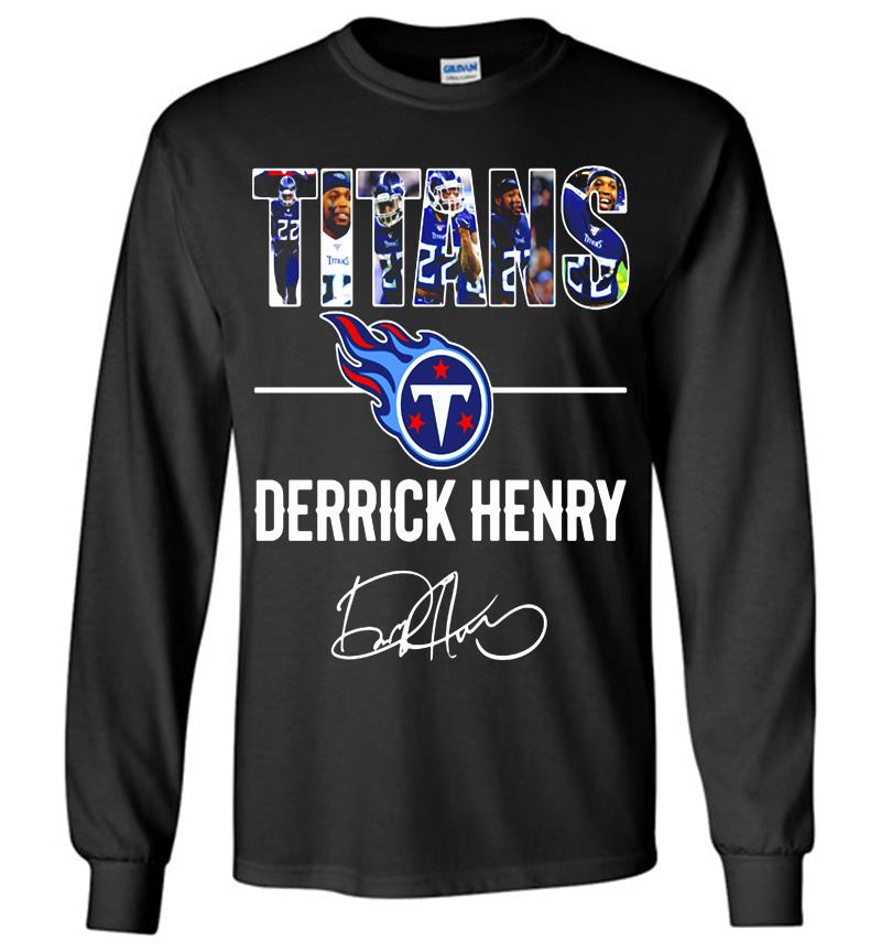 Tennessee Titans Derrick Henry Signature Long Sleeve T-Shirt