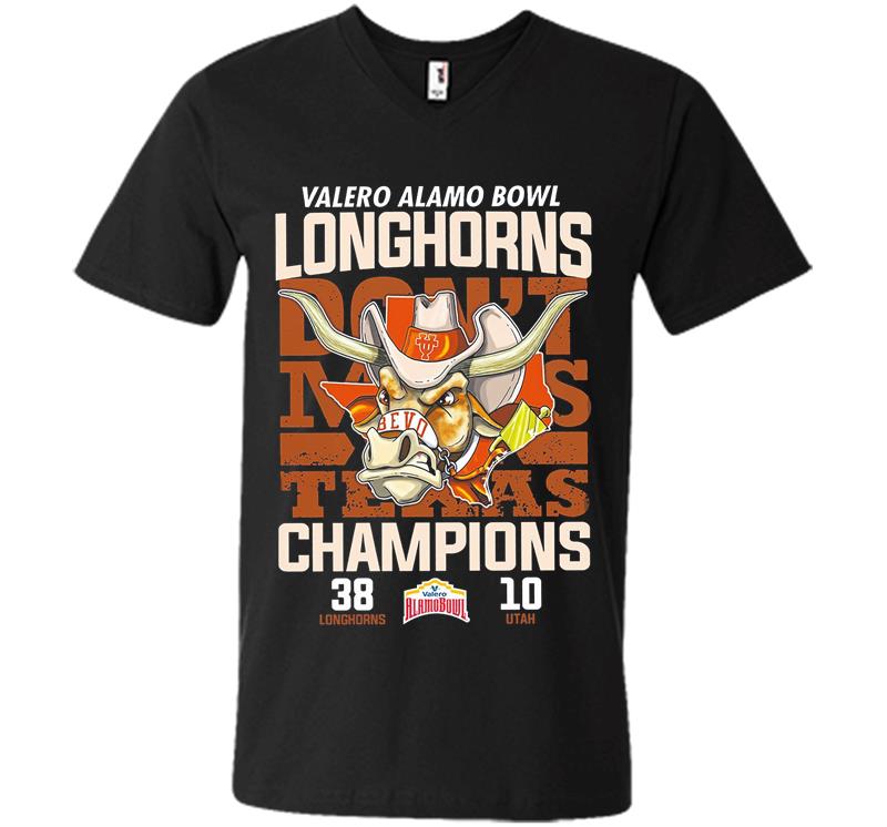 Texas Longhorns Football Champions Valero Alamo Bowl Dont Miss Texas V-Neck T-Shirt