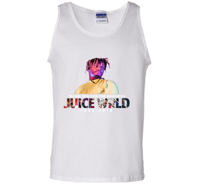 Inktee Store - Thank You For The Memories Juice Wrld Rapper 1998-2019 Mens Tank Top Image