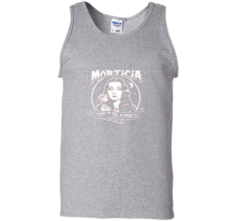 Inktee Store - The Addams Morticia Don’t Be A Prick Mens Tank Top Image