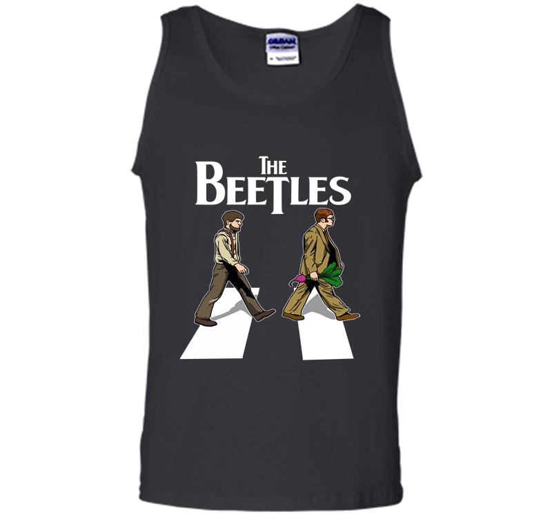 Inktee Store - The Beetles Abbey Road Mens Tank Top Image