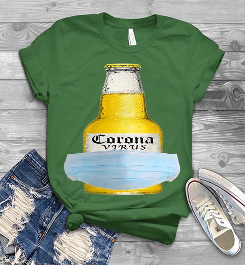 Inktee Store - The Coronavirus Beer - Corona Beer Virus Mens T-Shirt Image