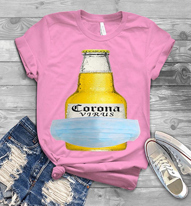 Inktee Store - The Coronavirus Beer - Corona Beer Virus Mens T-Shirt Image