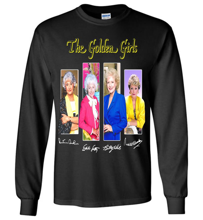 The Golden Girls Characters Signature Long Sleeve T-shirt