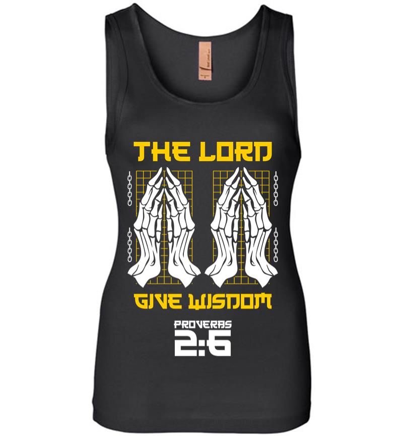 The Lord Give Wisdom Women Jersey Tank Top