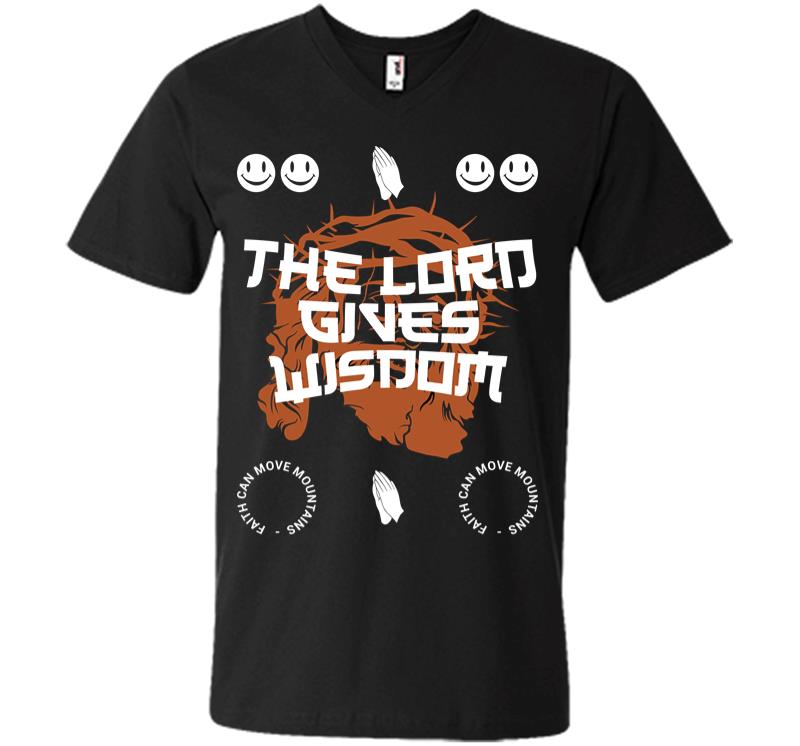 The Lord Gives Wisdom V-neck T-shirt
