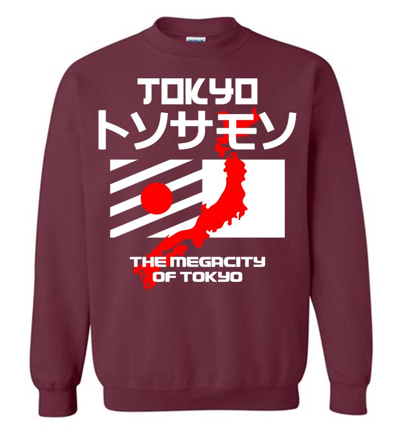 Inktee Store - The Megacity Of Tokyo Sweatshirt Image