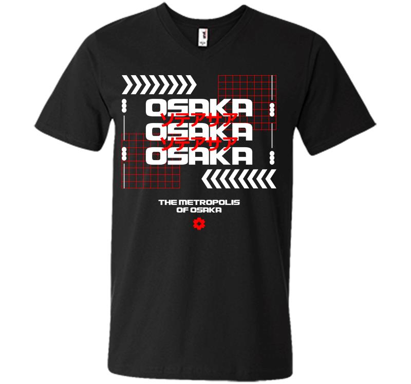 The Metropolis of Osaka V-neck T-shirt