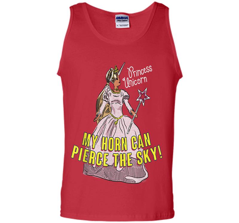 Inktee Store - The Office Princess Unicorn Funny - Official Mens Tank Top Image