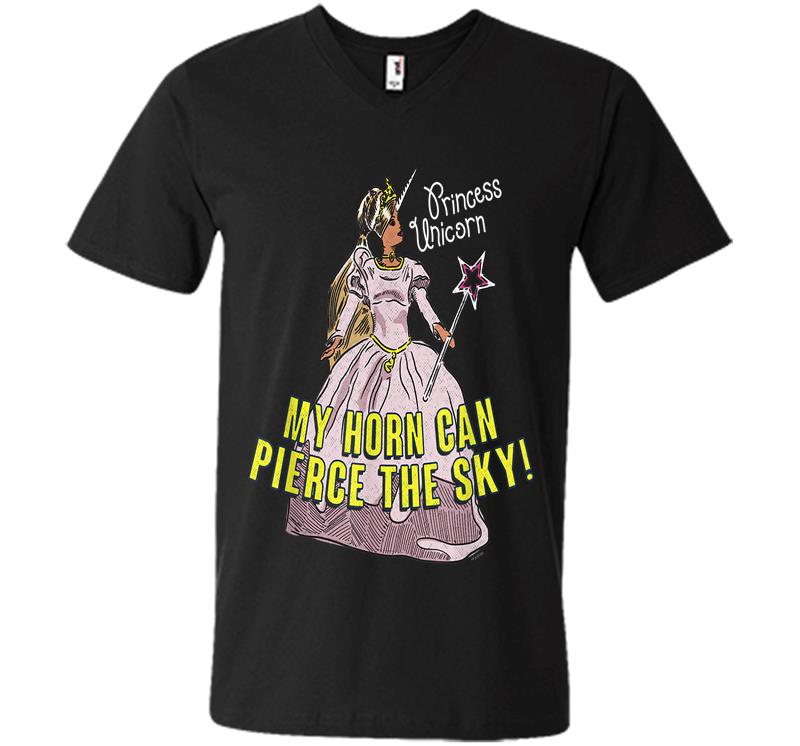 The Office Princess Unicorn Funny - Official V-neck T-shirt