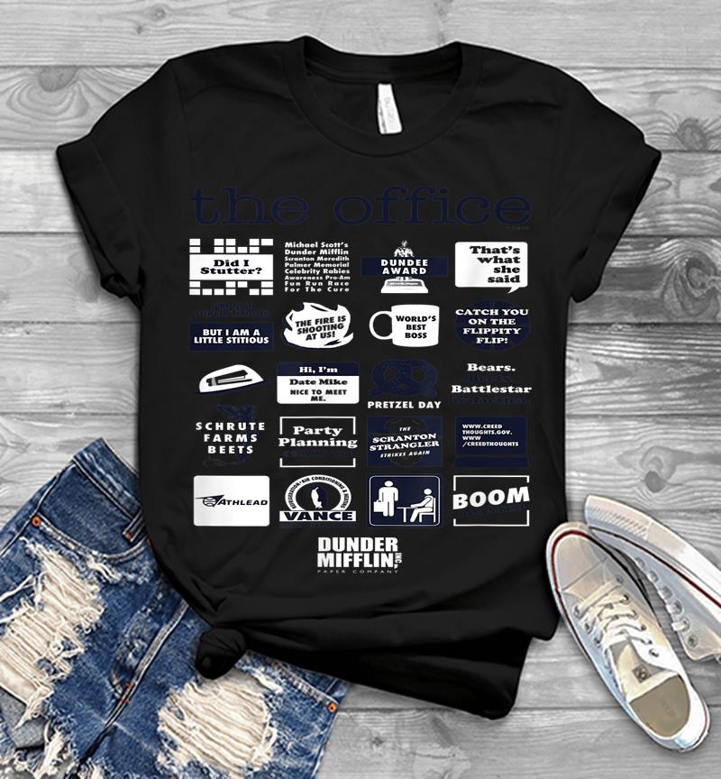 The Office Quote Mash-up Funny - Official Mens T-shirt