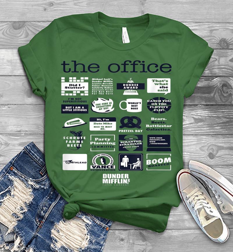 Inktee Store - The Office Quote Mash-Up Funny - Official Mens T-Shirt Image