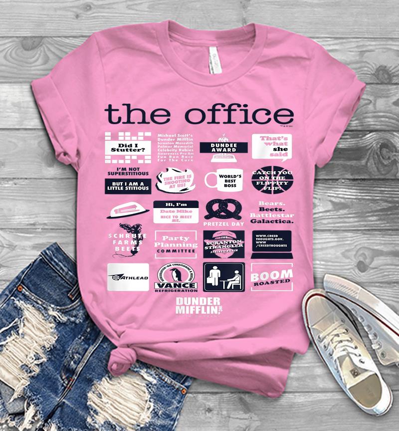 Inktee Store - The Office Quote Mash-Up Funny - Official Mens T-Shirt Image