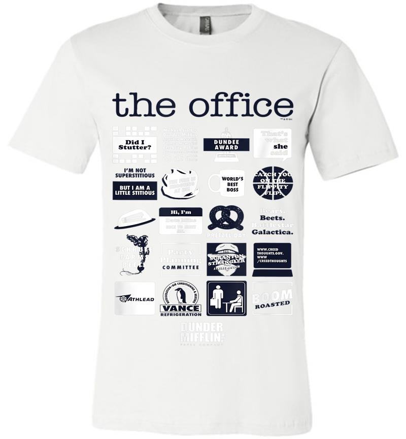 Inktee Store - The Office Quote Mash-Up Funny - Official Premium T-Shirt Image
