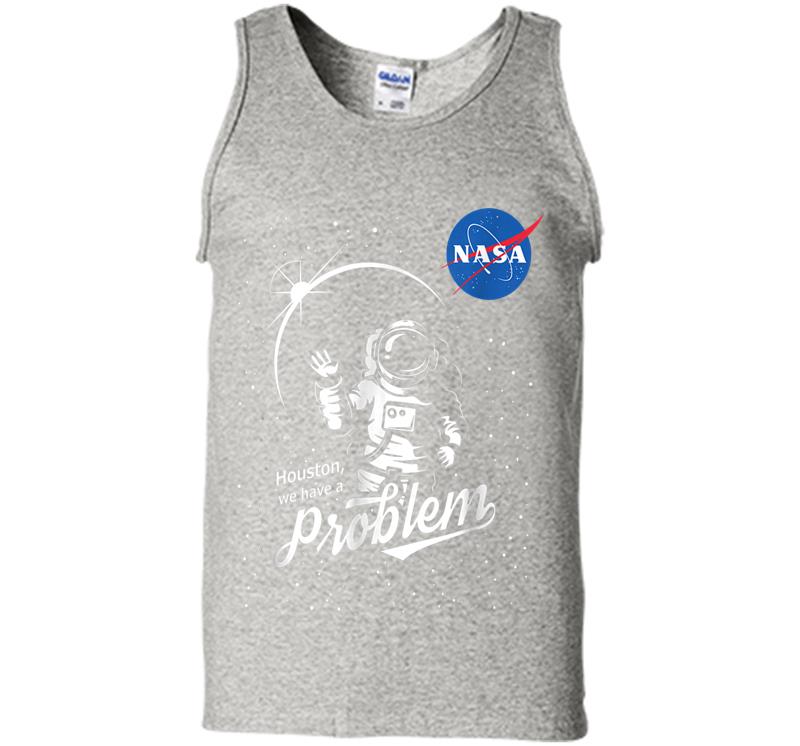 The Official Houston We Have A Problem Nasa Insignia Mens Tank Top