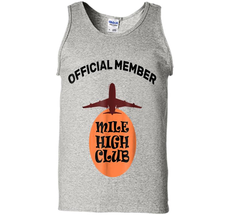 The Official Member Of The Mile High Club Mens Tank Top