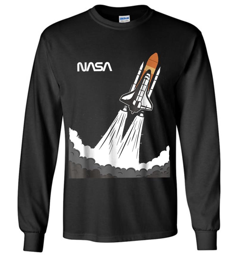 The Official Shuttle Nasa Worm Long Sleeve T-shirt