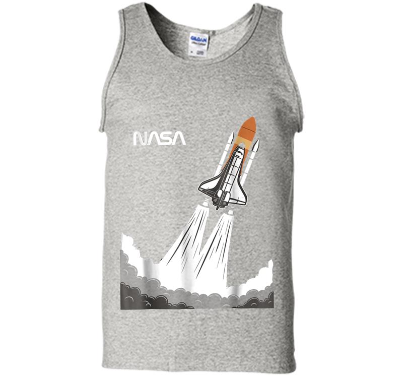 The Official Shuttle Nasa Worm Mens Tank Top