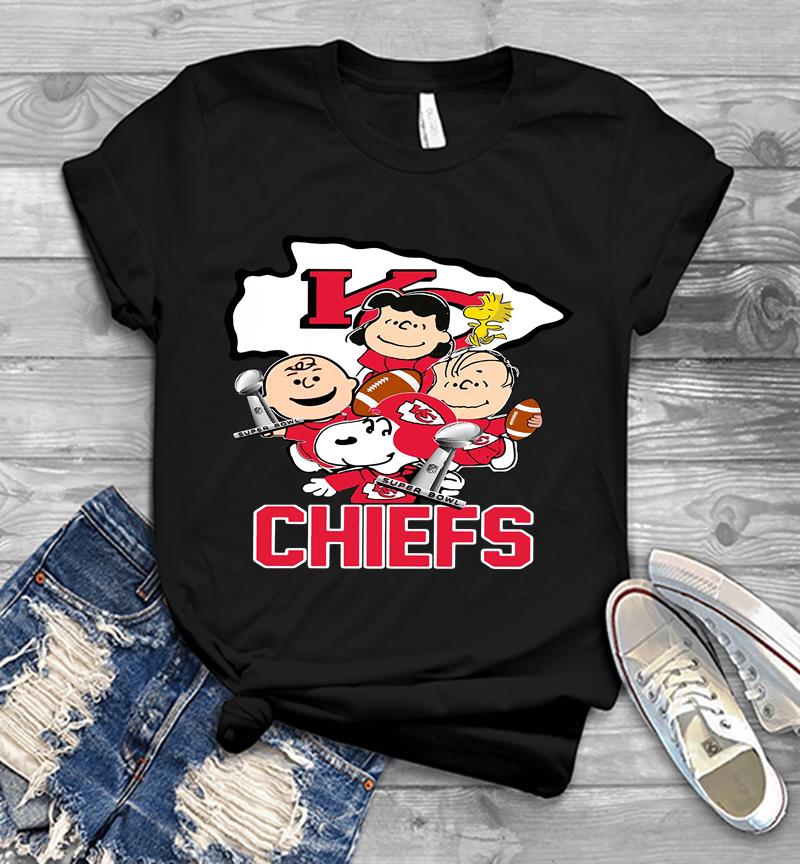 The Peanuts Kansas City Chiefs Super Bowl Champions Mens T-shirt