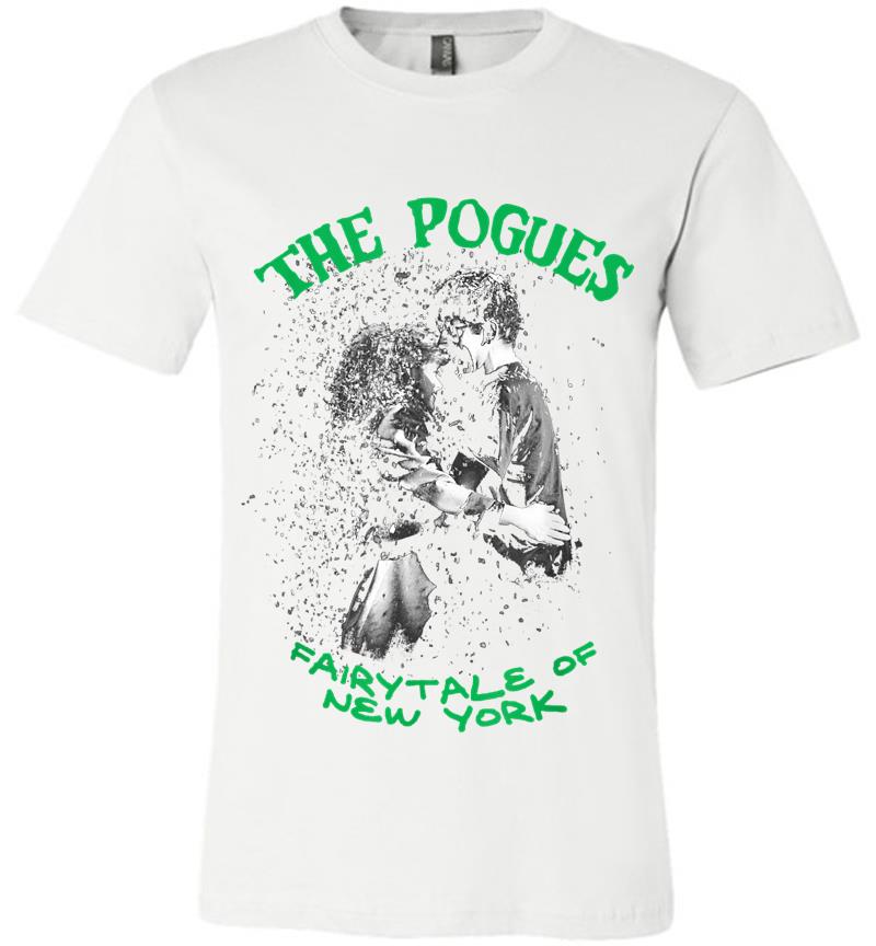 Inktee Store - The Pogues Official Fairy Tale In New York Christmas Premium T-Shirt Image