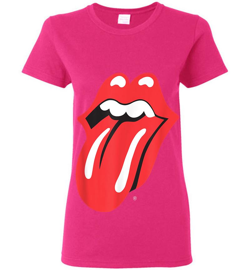 Inktee Store - The Rolling Stones Tongue Womens T-Shirt Image