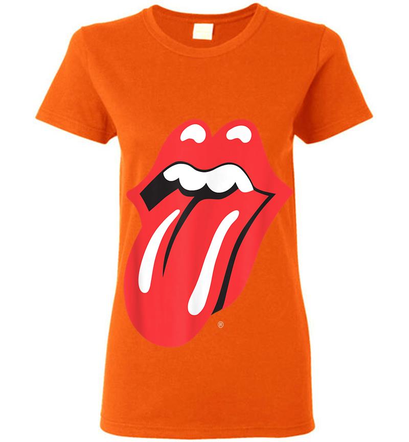 Inktee Store - The Rolling Stones Tongue Womens T-Shirt Image
