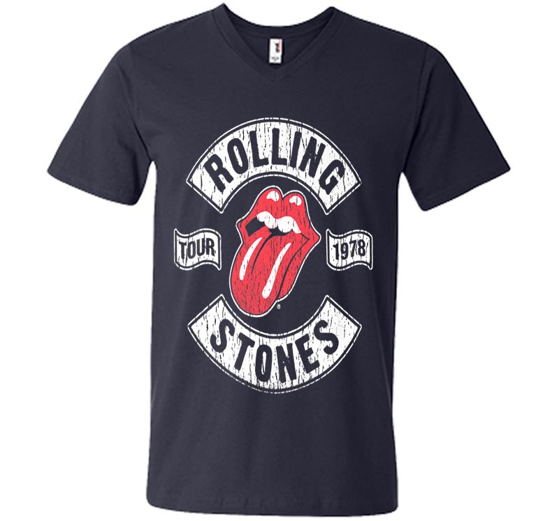 Inktee Store - The Rolling Stones Tour 1978 V-Neck T-Shirt Image