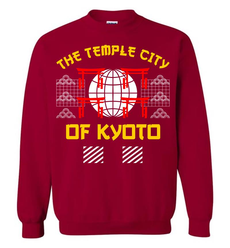 Inktee Store - The Temple City Of Kyoto Sweatshirt Image