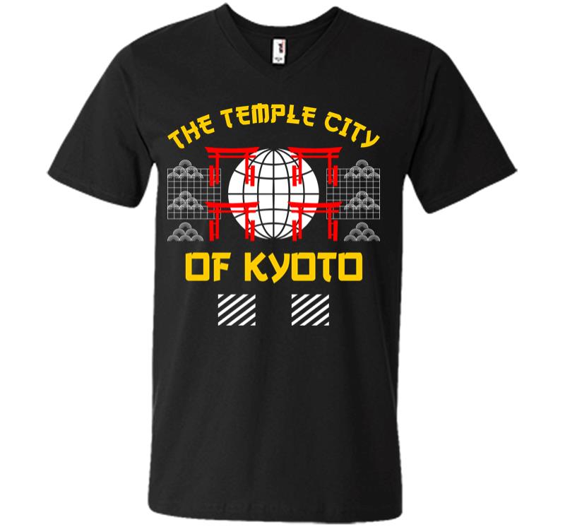 The Temple City of Kyoto V-neck T-shirt