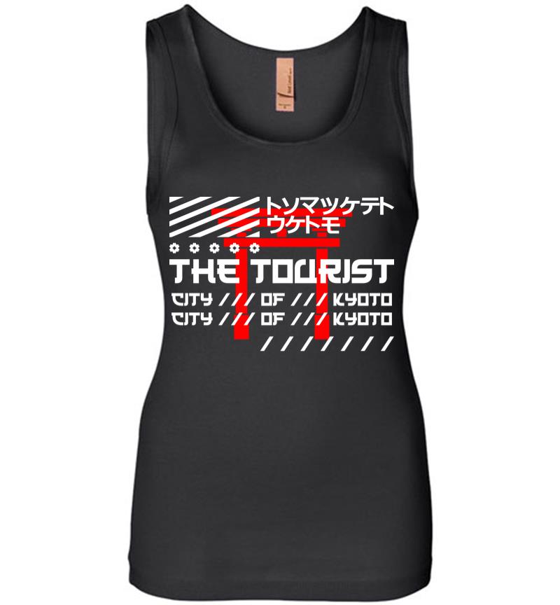 The Tourist City of Kyoto Women Jersey Tank Top