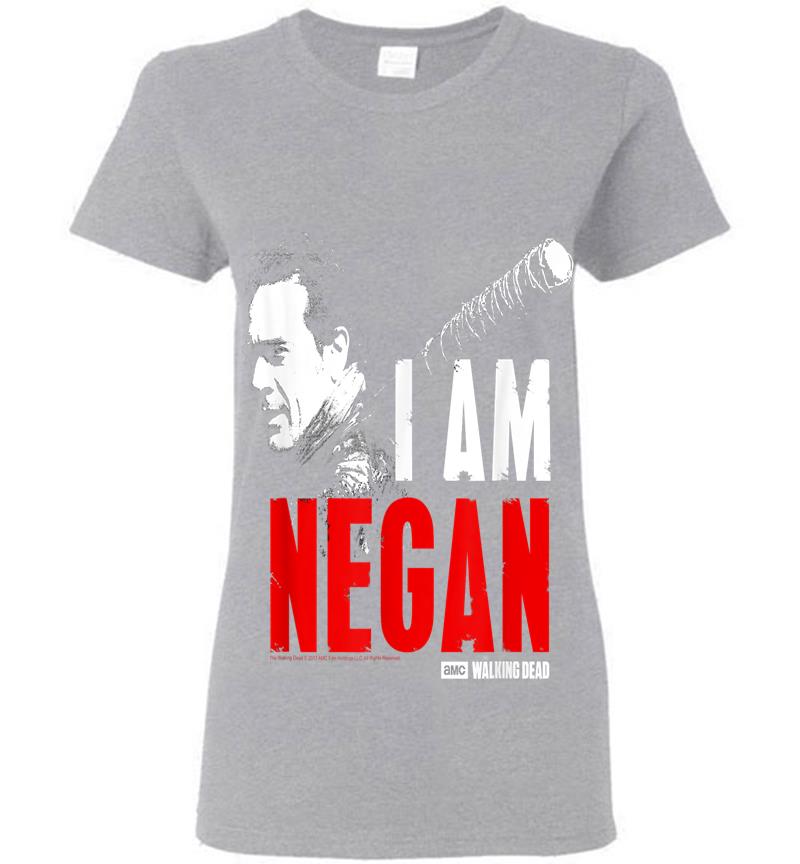 Inktee Store - The Walking Dead I Am Negan Womens T-Shirt Image