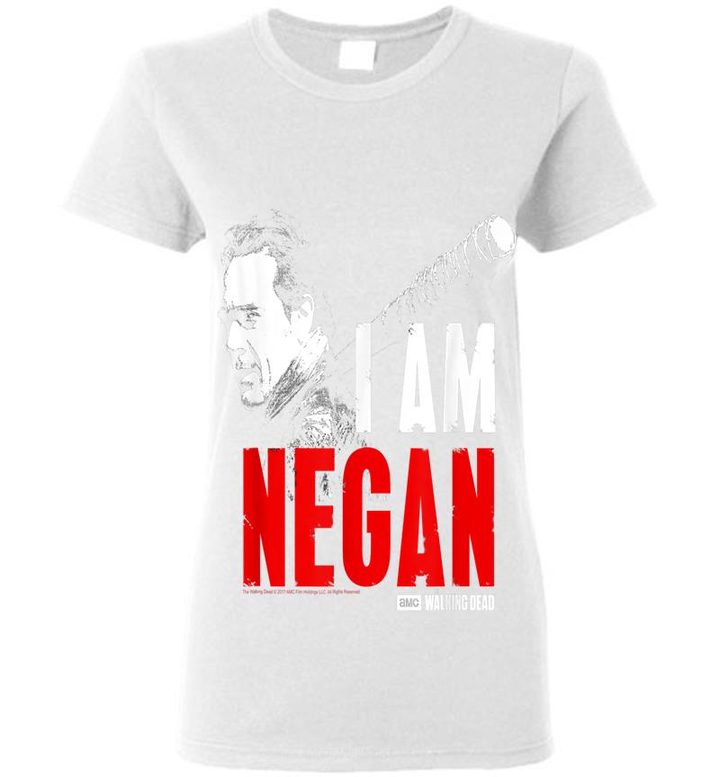 Inktee Store - The Walking Dead I Am Negan Womens T-Shirt Image