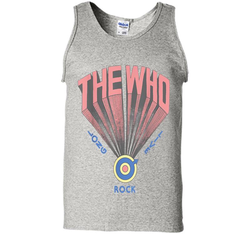 The Who Official Long Live Rock Retro Mens Tank Top
