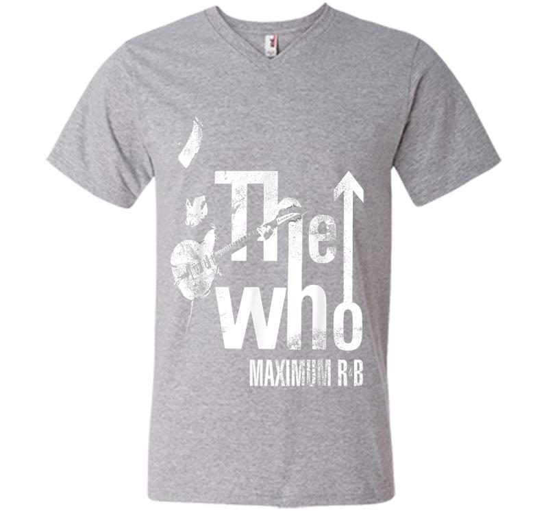 Inktee Store - The Who Official Maximum R&Amp;B Tour V-Neck T-Shirt Image