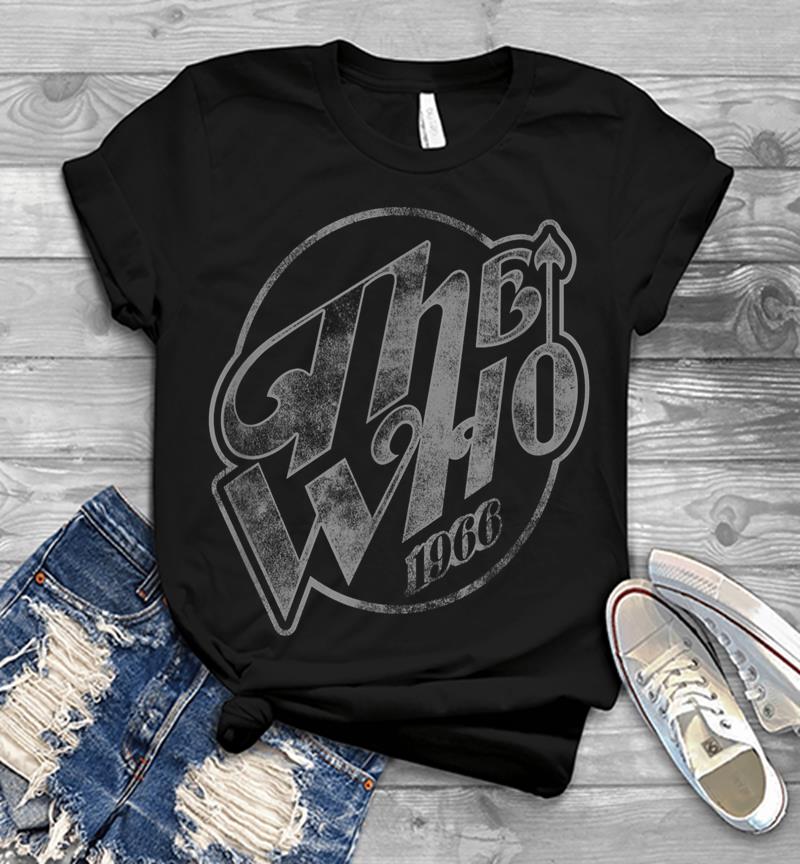 The Who Official Vintage Faded Logo 1966 Mens T-shirt