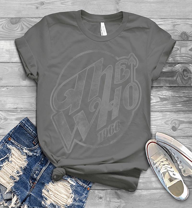 Inktee Store - The Who Official Vintage Faded Logo 1966 Mens T-Shirt Image