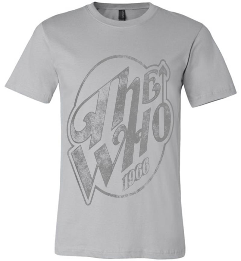 Inktee Store - The Who Official Vintage Faded Logo 1966 Premium T-Shirt Image