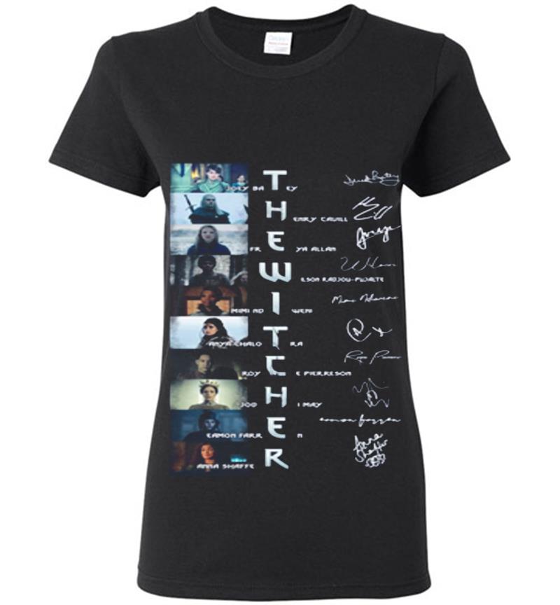 The Witcher Characters Signature Womens T-Shirt