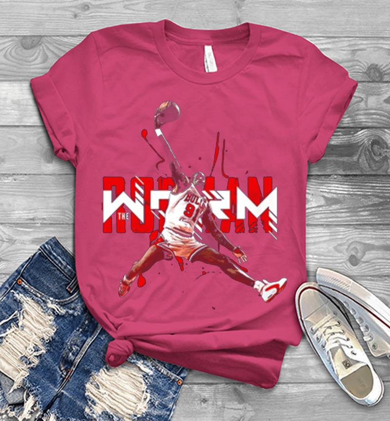 Inktee Store - The Worm Dennis Rodman Chicago Bulls Mens T-Shirt Image
