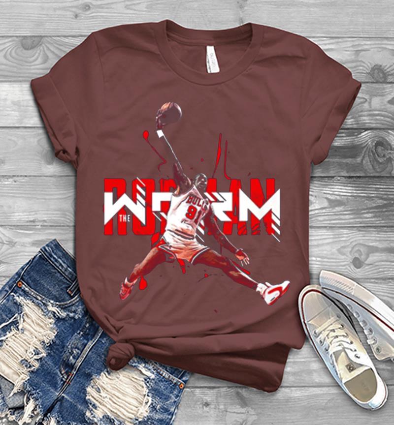 Inktee Store - The Worm Dennis Rodman Chicago Bulls Mens T-Shirt Image