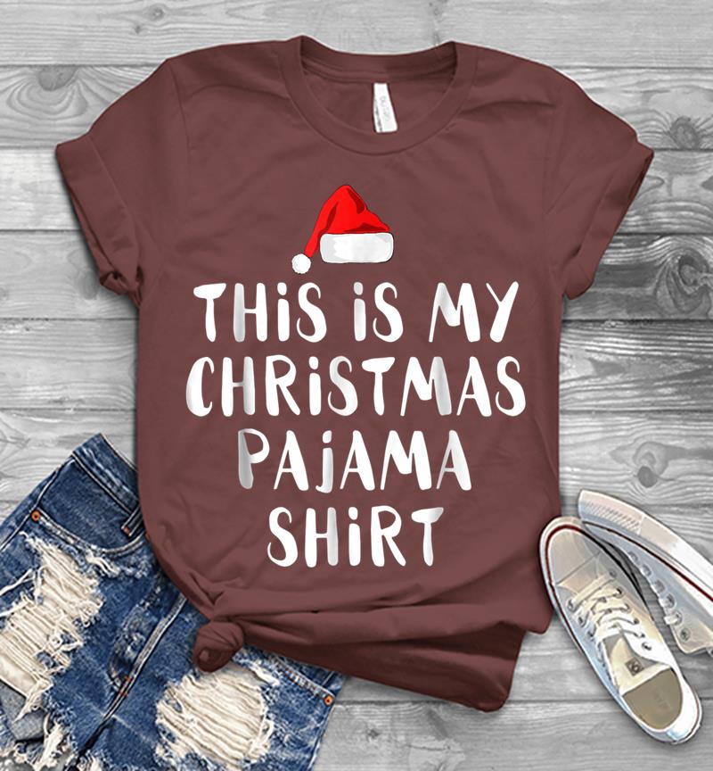 Inktee Store - This Is My Christmas Pajama Funny Christmas Mens T-Shirt Image