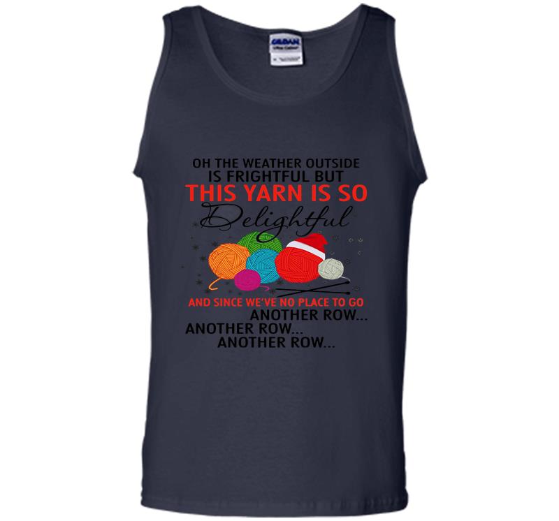Inktee Store - This Yarn Is So Delightful And Since We’re No Place Mens Tank Top Image