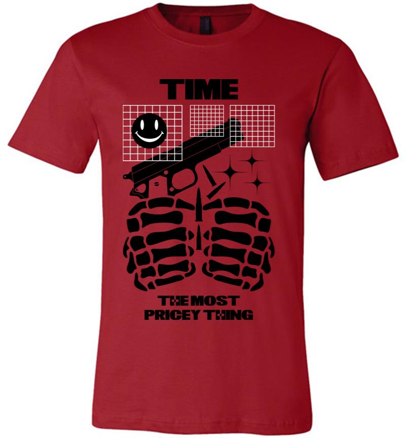 Inktee Store - Time The Most Pricey Thing Premium T-Shirt Image