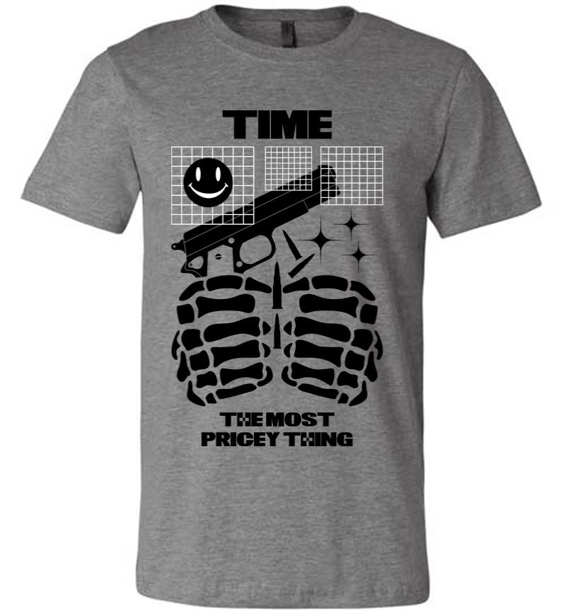 Inktee Store - Time The Most Pricey Thing Premium T-Shirt Image